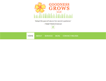 Tablet Screenshot of goodnessgrowspdx.com